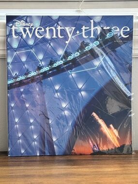 Disney Twenty-Three Magazine D23 Spring 2023 Tron Lightcycle Ride Cover Art